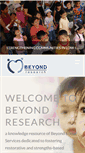 Mobile Screenshot of beyondresearch.sg